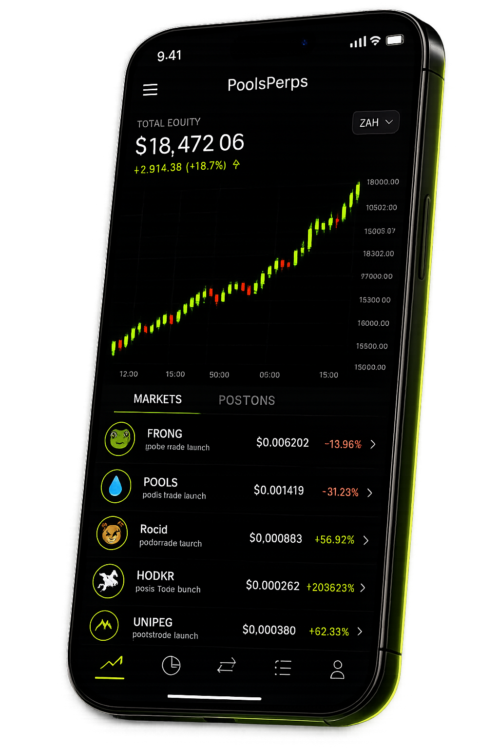 PoolsPerps Mobile App